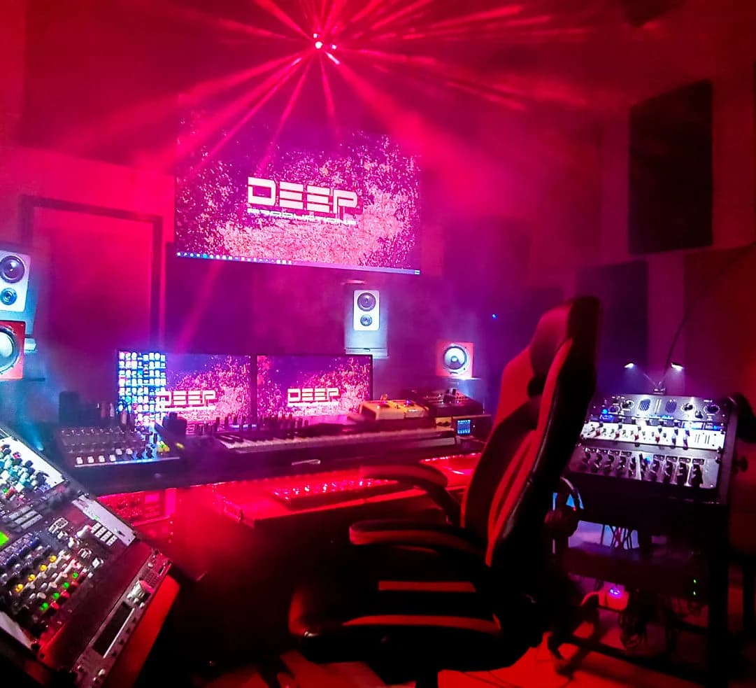 Deep Productions mixing desk